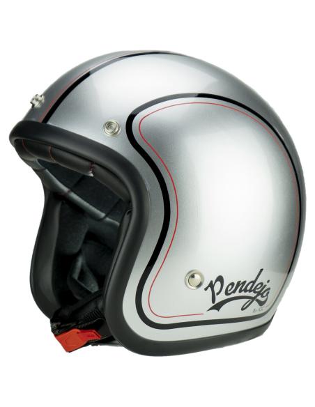 Acquista Casco Jet Pendejo By Iguana Custom - Argento Classic a prezzo scontato