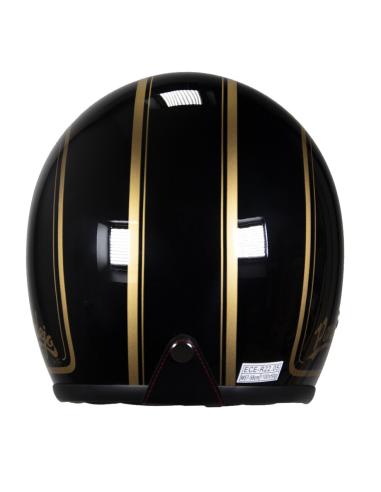 PENDEJO DE CAPACETE A jet POR IGUANA CUSTOM - CLÁSSICO PRETO