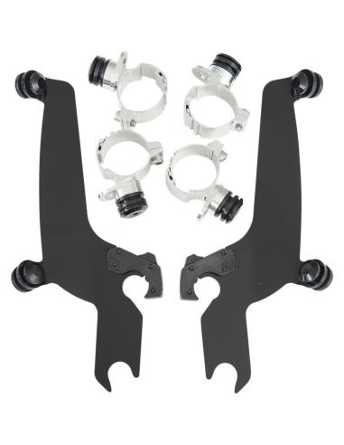 MEMPHIS SHADES SPORTSHIELD KAWASAKI/YAMAHA NOIR KIT D'ANCRAGE NOIR