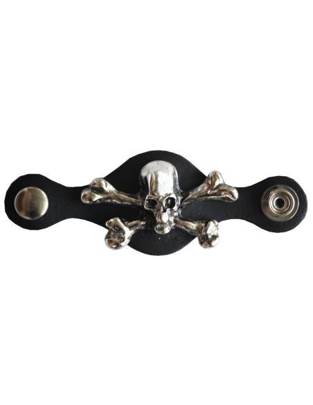 VEST EXTENDER WITH PIRATES SKULL DETAIL