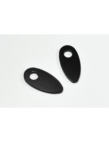 Black Embellished Pletins For Hd Back Intermittent