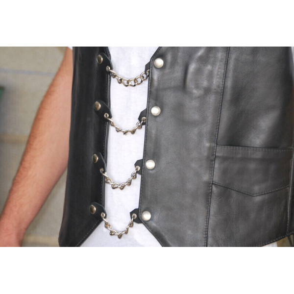 VEST EXTENDER WITH SINGLE CHROME CHAIN