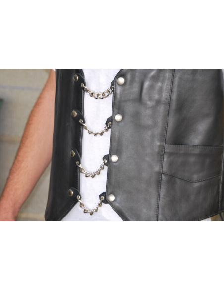 VEST EXTENDER WITH SINGLE CHROME CHAIN