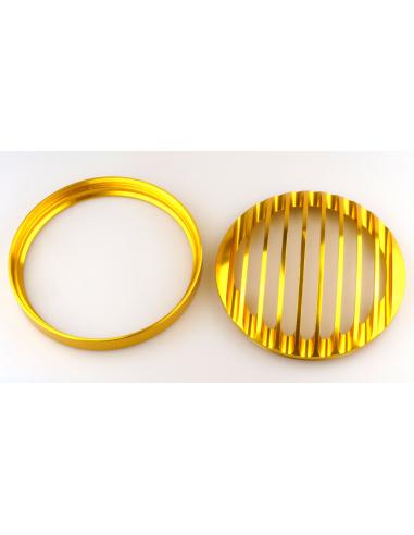 Comprar Rejilla Dorada Protectora Para Faros De 5"3/4 a precio de oferta