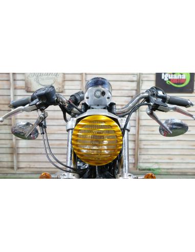 GRILLE DE PROTECTION DORÉE POUR LES PHARES 5"3/4