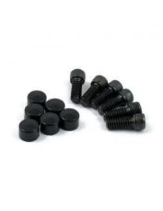 KIT PLUGS E PARAFUSOS BLACK DERBY CAP HARLEY (VÁRIOS MODELOS)