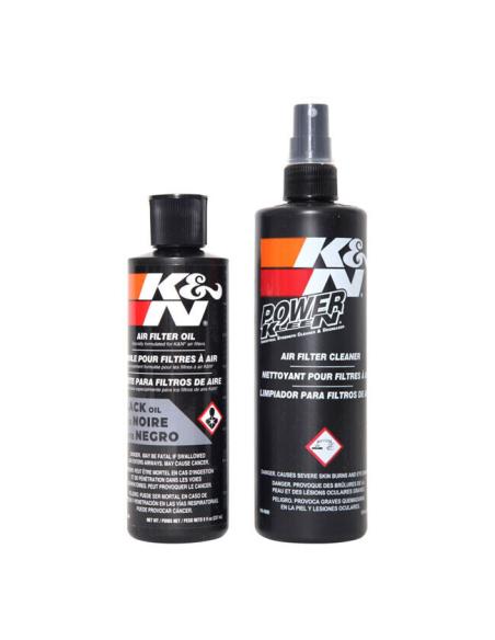 KIT FILTRO DE LIMPEZA K&N PRETO