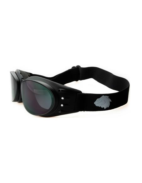 ICC BOMBER GLASSES WITH 4 INTERCHANGEABLE LENSES AND ADJUSTABLE RUBBER