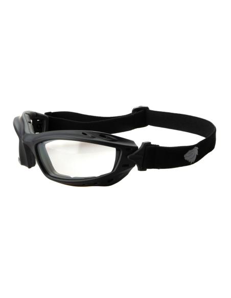 ÓCULOS DE ATIRADOR ICC COM LENTES FOTOCROMÁTICAS E BORRACHA AJUSTÁVEL