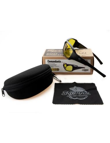 YELLOW-SUN PHOTOCHROMIC COMMANDER MOTORCYCLE GOGGLES