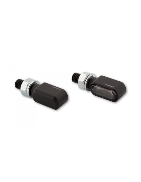 INTERMITTENT BLACK BRONX LED, ANODIZED BLACK