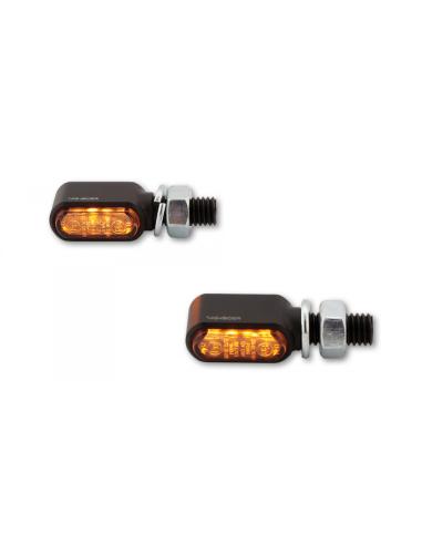 INTERMITTENT BLACK BRONX LED, ANODIZED BLACK