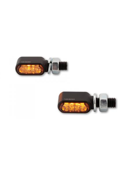 INTERMITTENT BLACK BRONX LED, ANODIZED BLACK