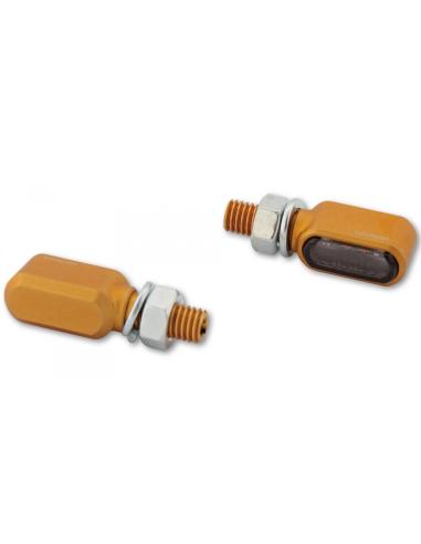 INTERMITTENT LED MINI BRONX GOLD ANODIZED