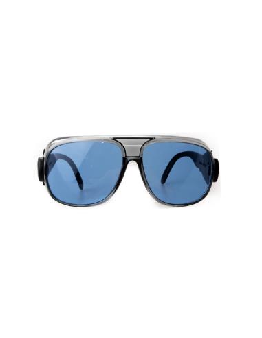 ÓCULOS PARA MOTOCICLETA ICC BOLICHE AZUL LENTE FOTOCROMÁTICA - SOL