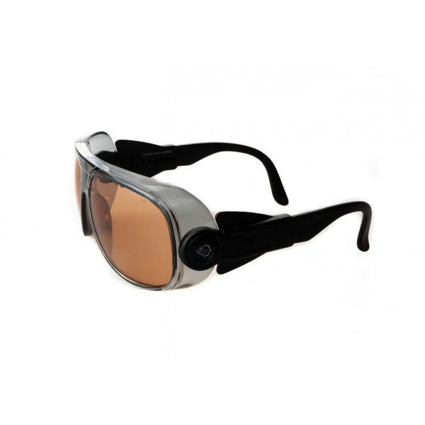 GLASSES FOR MOTORCYCLE ICC BOWLING LENS AMBER-SOL