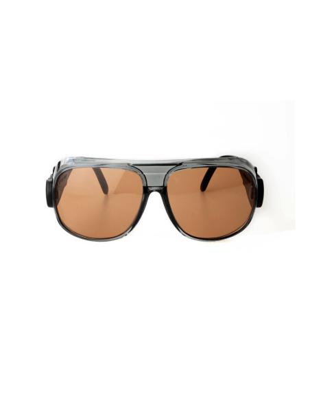 GLASSES FOR MOTORCYCLE ICC BOWLING LENS AMBER-SOL