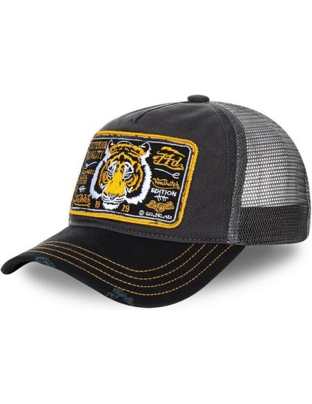 TRUCKER GREY TIGER-VON DUTCH CAP