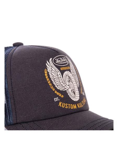 Casquette Camionneur Crew1O Bleu - Von Dutch | Prix Promo