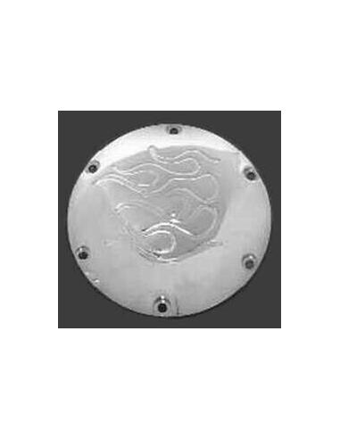 CACHE FLAMME CHROMÉ POUR SPORTSTER XL 04-UP