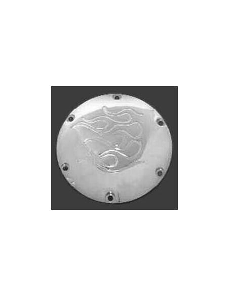 CACHE FLAMME CHROMÉ POUR SPORTSTER XL 04-UP