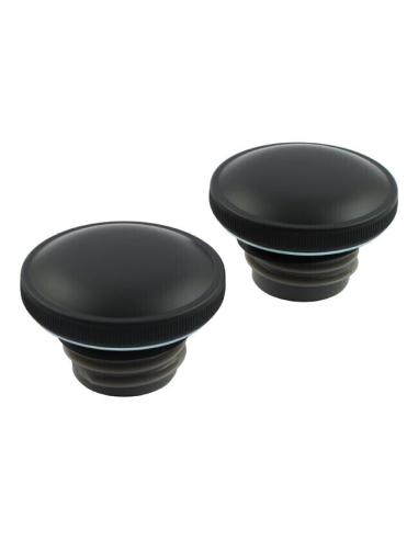 Comprar Set Tapones Negro Mate Para Harley 96-Up Sin Llave (2 Unidades) a precio de oferta