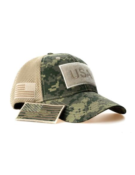 Comprar Gorra Trucker Tactical Camo Usa Arena a precio de oferta