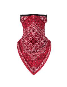 BRAGA RED PAISLEY MASK BREATHABLE TRIANGULAR