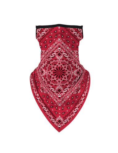SLIP À MASQUE TRIANGULAIRE RESPIRANT ROUGE PAISLEY