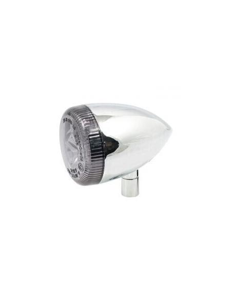 PISCANDO OEM HARLEY 3 EM 1 LED CROMADO/FUMAÇA