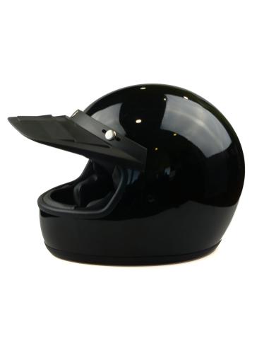 Comprar Visera Cross Style Negra Larga Para Cascos Con Corchetes a precio de oferta
