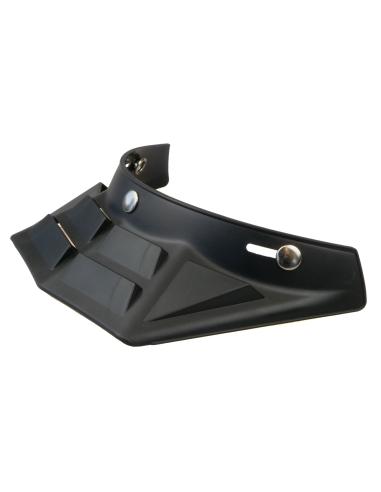 Acquista Visiera Cross Style Nera Corta per Caschi con Bottoni a Pressione in Offerta
