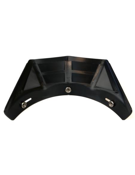Acquista Visiera Cross Style Nera Corta per Caschi con Bottoni a Pressione in Offerta