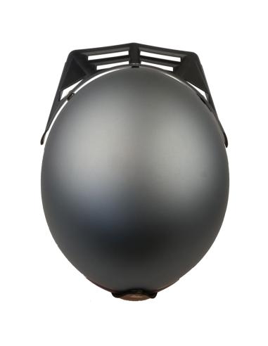 Visière Courte Noire En Forme De Croix Pour Les Casques Avec Fermetures À Crochets Et À Œillets