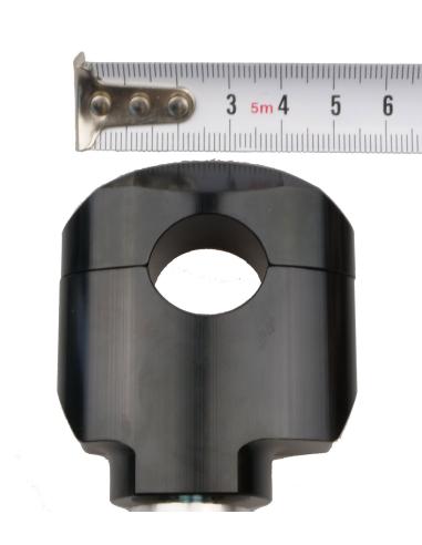 BLACK 4CM TURRETS HANDLEBARS 22MM M10-IGUANA CUSTOM PARTS