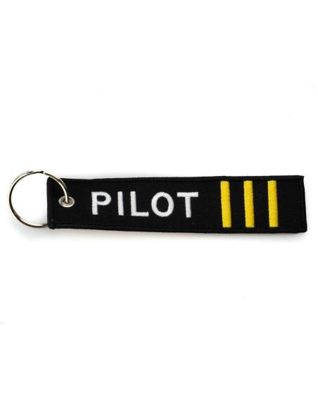 LLAVERO TAG EMBROIDADO-PILOT