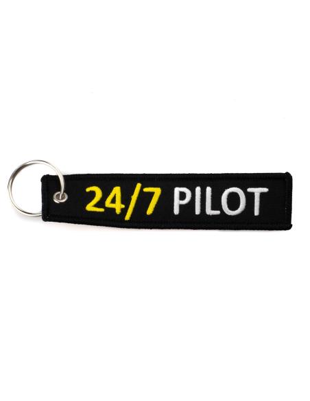 Comprar Llavero Tag Bordado - 24/7 Pilot a precio de oferta