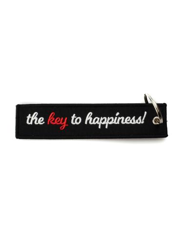 Comprar Llavero Tag Bordado - The Key To Happiness! a precio de oferta