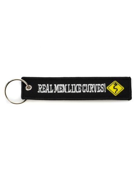 LLAVERO TAG EMBROIDADO-REAL MEN LIKE CURVES!