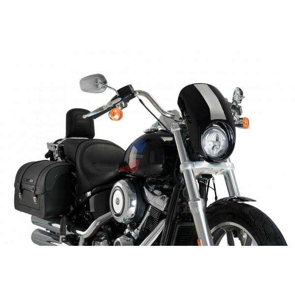 BLACK ARCHY DOME FOR HARLEY SOFTAIL LOW RIDER FXLRS 18-UP