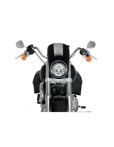 Cúpula Anarquia Preta Para Harley Softail Low Rider Fxlrs 18-Up