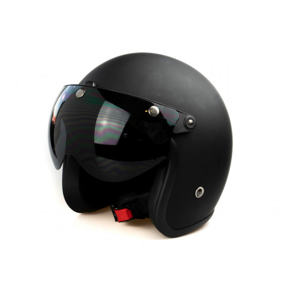 DARK SMOKED SHORT SCREEN FOR HELMETS WITH SQUARE BRACKETS