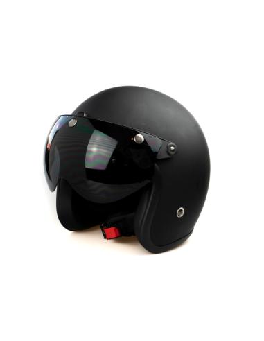 Comprar Pantalla Abatible Corta Ahumada Oscura Para Cascos Con Corchetes a precio de oferta