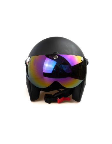 IRIDIUM SHORT-DROP SCREEN FOR HELMETS WITH SQUARE BRACKETS