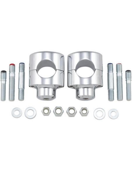 Comprar Torretas Cromadas Bufalo De 38Mm De Altura Y Para Manillares De a precio de oferta