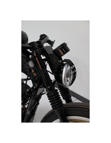 CACHE-FOURCHE NOIR SPORTSTER 04-UP 4 PIÈCES AVEC EXCEPTIONS