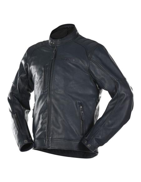 Acquista Giacca in Pelle Nera Overlap Johan a prezzo speciale