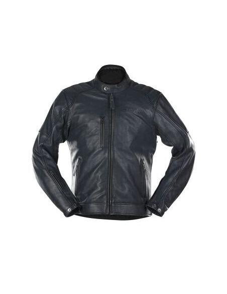 Acquista Giacca in Pelle Nera Overlap Johan a prezzo speciale