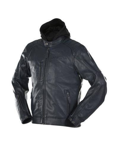 Acquista Giacca in Pelle Nera Overlap Johan a prezzo speciale