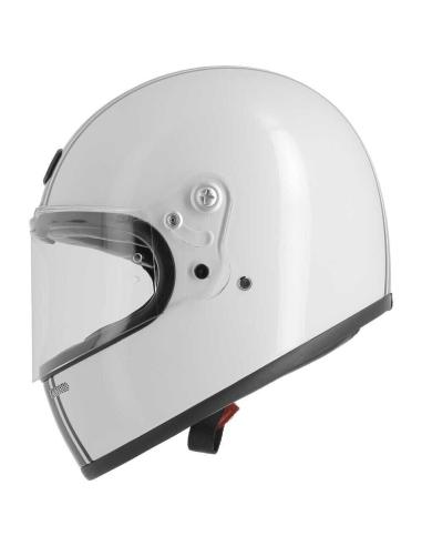 Comprar Casco Integral Astone Gt Retro Blanco Y Negro Brillo a precio de oferta